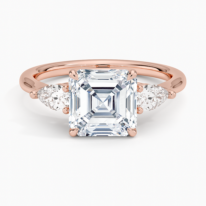Opera Three Stone Diamond Engagement Ring