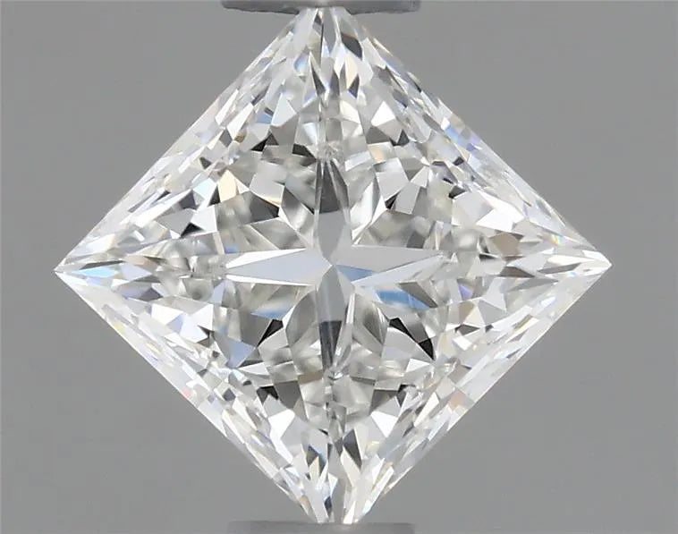 0.51ct Princess Natural Diamond (Colour H, Clarity VVS2, GIA Certified)