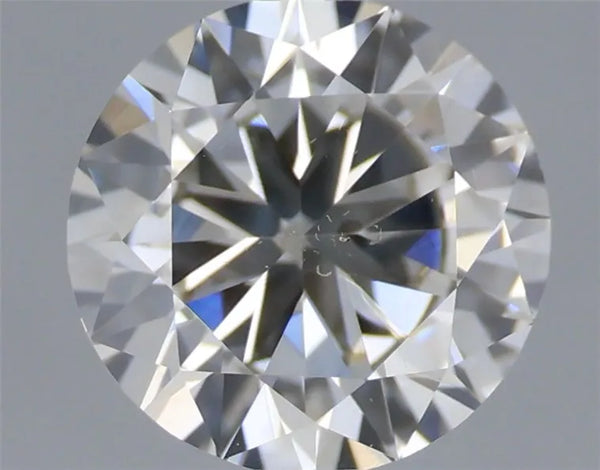 0.52ct Round Natural Diamond (Colour J, Clarity SI1, Cut F, IGI Certified)