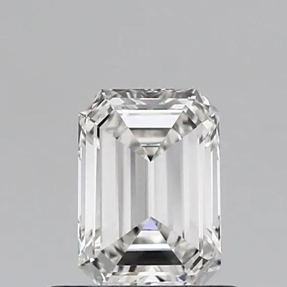 0.53ct Emerald Natural Diamond (Colour H, Clarity VVS1, GIA Certified)
