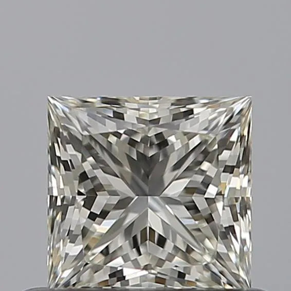0.56ct Princess Natural Diamond (Colour H, Clarity IF, Cut VG, IGI Certified)