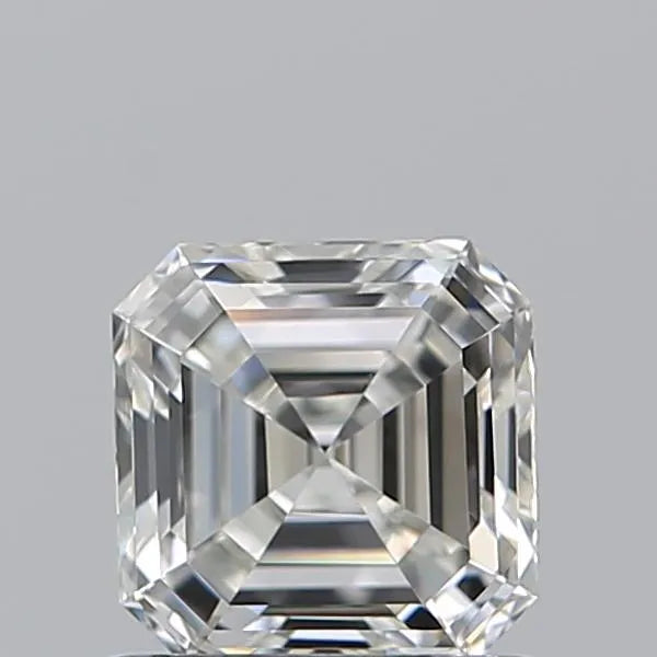 0.70ct Asscher Natural Diamond (Colour G, Clarity VS2, GIA Certified)