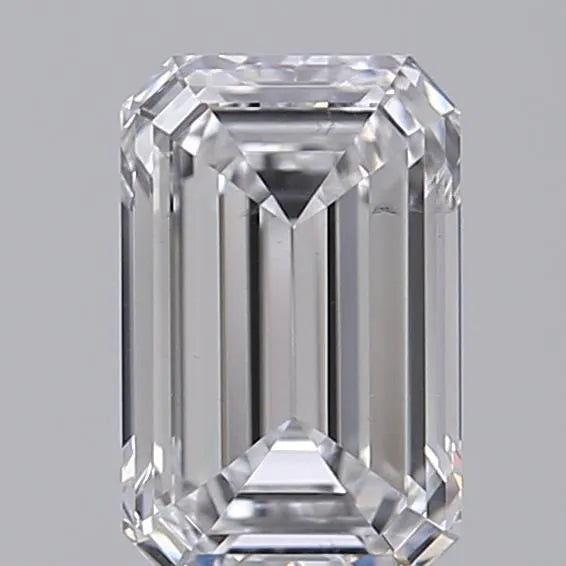 0.70ct Emerald Lab Grown Diamond (Colour D, Clarity SI1, IGI Certified)