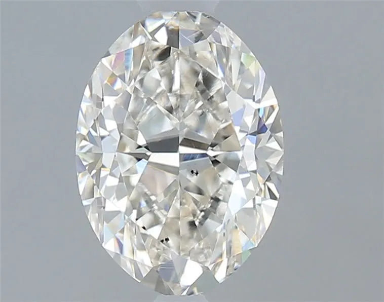 0.70ct Oval Natural Diamond (Colour J, Clarity SI1, GIA Certified)