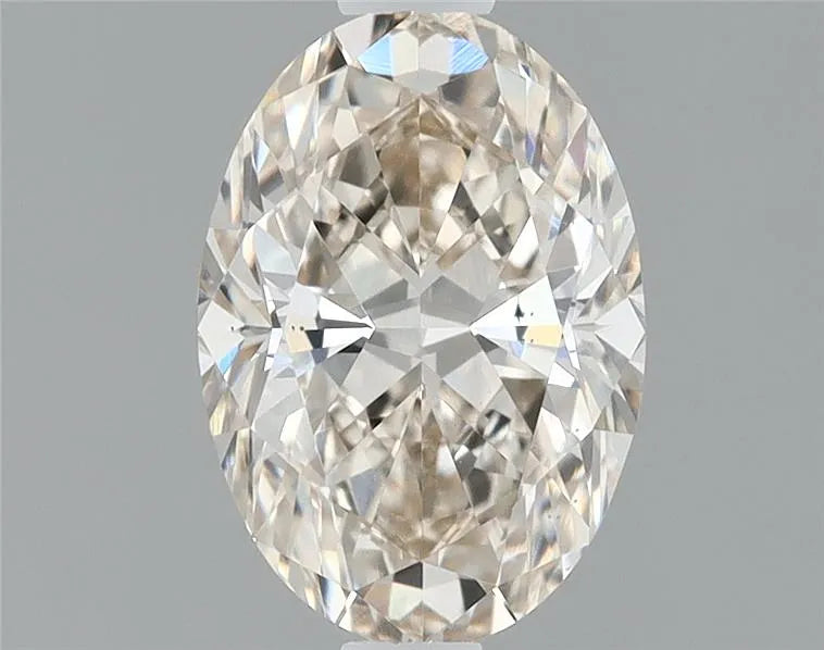 0.70ct Oval Natural Diamond (Colour J, Clarity VS2, Cut VG, IGI Certified)