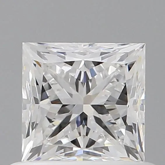 0.70ct Princess Natural Diamond (Colour E, Clarity VS2, GIA Certified)