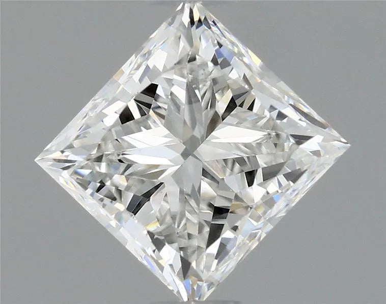 0.70ct Princess Natural Diamond (Colour H, Clarity VS2, GIA Certified)