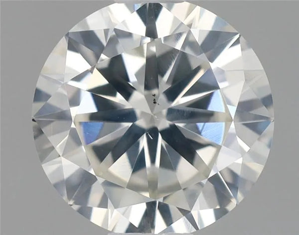 0.70ct Round Natural Diamond (Colour J, Clarity SI1, Cut F, IGI Certified)