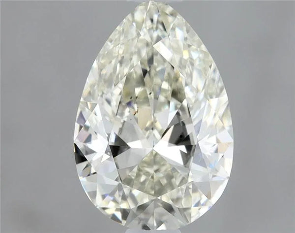 0.71ct Pear Natural Diamond (Colour J, Clarity SI1, Cut VG, IGI Certified)