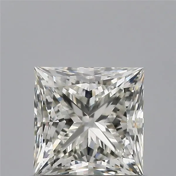 0.71ct Princess Natural Diamond (Colour G, Clarity IF, Cut VG, IGI Certified)