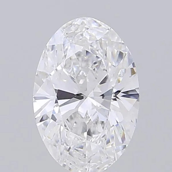0.72ct Oval Lab Grown Diamond (Colour D, Clarity VS2, IGI Certified)
