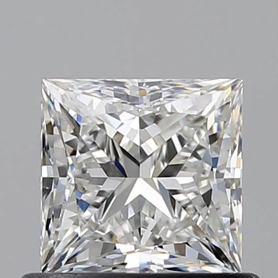 0.74ct Princess Natural Diamond (Colour H, Clarity VVS1, GIA Certified)