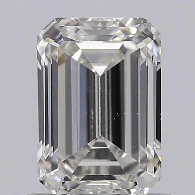 0.85ct Emerald Lab Grown Diamond (Colour F, Clarity VVS2, IGI Certified)