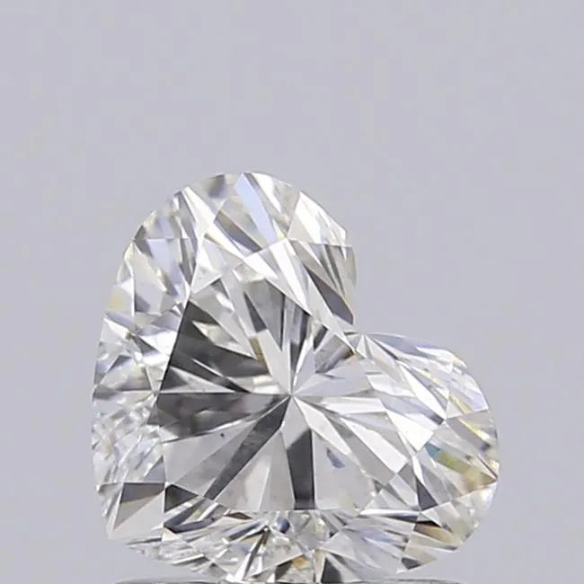 0.88ct Heart Lab Grown Diamond (Colour F, Clarity VS1, IGI Certified)