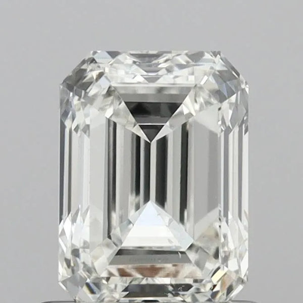 0.90ct Emerald Natural Diamond (Colour H, Clarity SI1, GIA Certified)