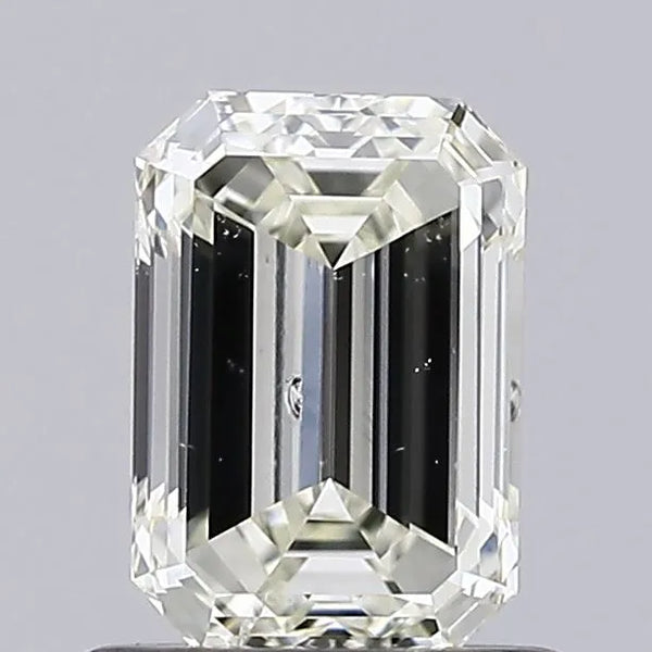 0.90ct Emerald Natural Diamond (Colour J, Clarity SI1, Cut VG, IGI Certified)