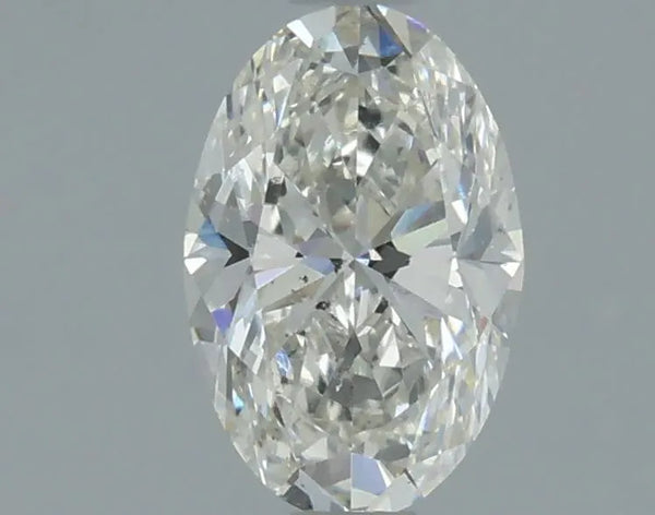 0.90ct Oval Natural Diamond (Colour I, Clarity SI1, Cut GD, GIA Certified)