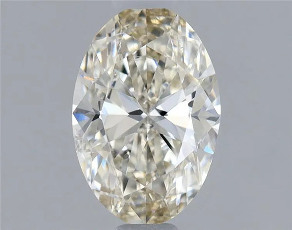0.90ct Oval Natural Diamond (Colour I, Clarity SI1, Cut VG, IGI Certified)