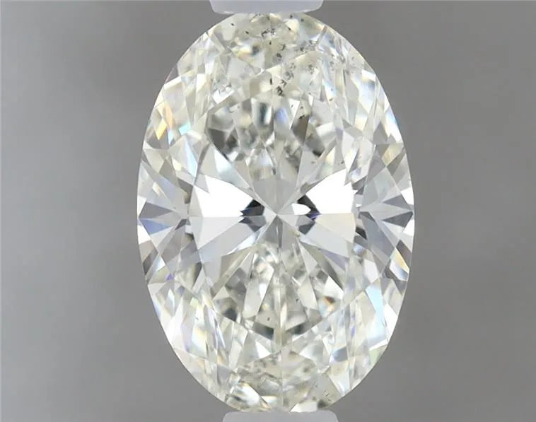 0.90ct Oval Natural Diamond (Colour I, Clarity SI1, Cut VG, IGI Certified)