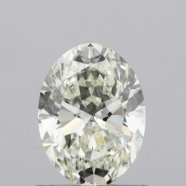 0.90ct Oval Natural Diamond (Colour J, Clarity SI1, Cut VG, IGI Certified)