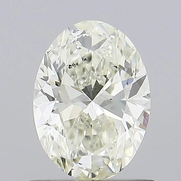 0.90ct Oval Natural Diamond (Colour J, Clarity SI1, Cut VG, IGI Certified)