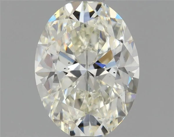 0.90ct Oval Natural Diamond (Colour J, Clarity SI1, GIA Certified)