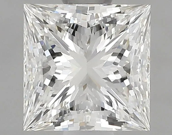 0.90ct Princess Natural Diamond (Colour H, Clarity VVS2, Cut EX, IGI Certified)