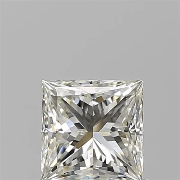 0.90ct Princess Natural Diamond (Colour J, Clarity VS2, GIA Certified)