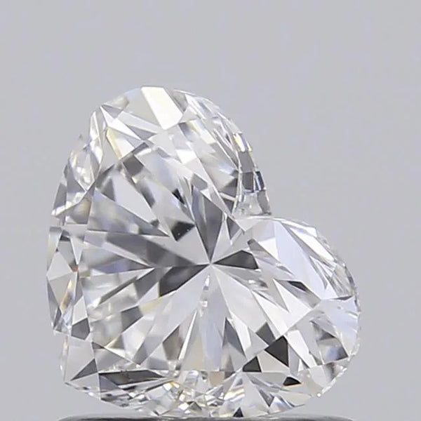 0.91ct Heart Lab Grown Diamond (Colour E, Clarity VS1, IGI Certified)