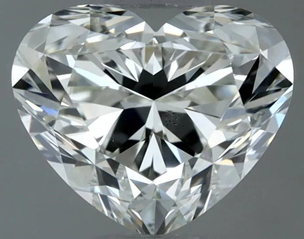 0.91ct Heart Natural Diamond (Colour H, Clarity VS2, Cut VG, IGI Certified)