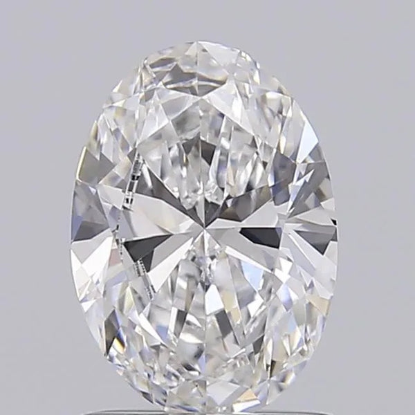 0.91ct Oval Lab Grown Diamond (Colour D, Clarity VS1, IGI Certified)