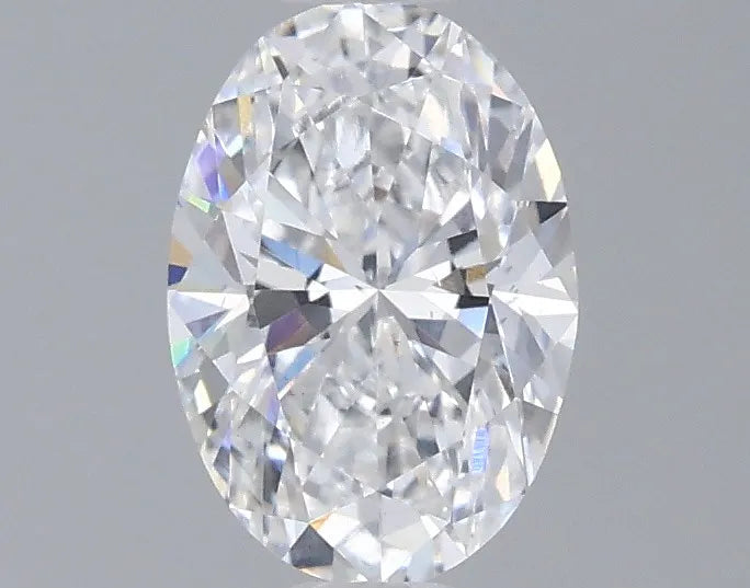 0.91ct Oval Lab Grown Diamond (Colour D, Clarity VS2, IGI Certified)
