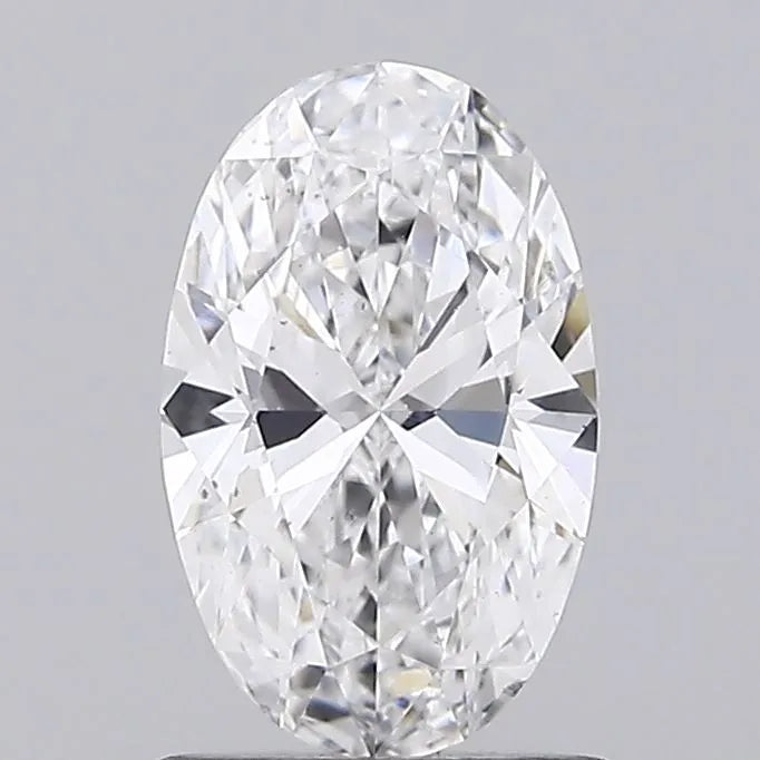 0.91ct Oval Lab Grown Diamond (Colour D, Clarity VS2, IGI Certified)
