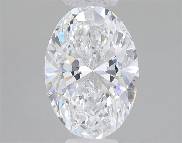 0.92ct Oval Lab Grown Diamond (Colour D, Clarity VS2, IGI Certified)