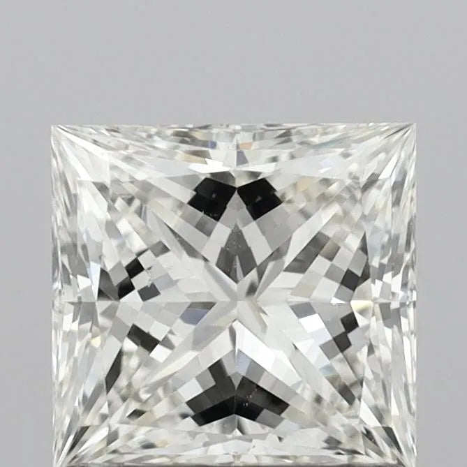 0.92ct Princess Natural Diamond (Colour H, Clarity SI1, Cut EX, IGI Certified)