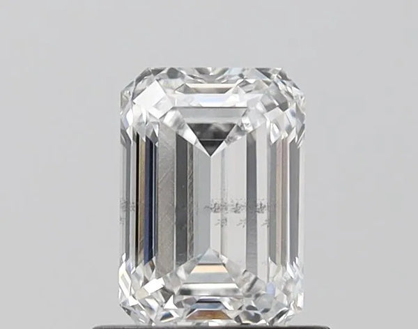 0.93ct Emerald Lab Grown Diamond (Colour E, Clarity SI1, IGI Certified)