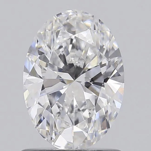 0.94ct Oval Lab Grown Diamond (Colour D, Clarity VS1, IGI Certified)