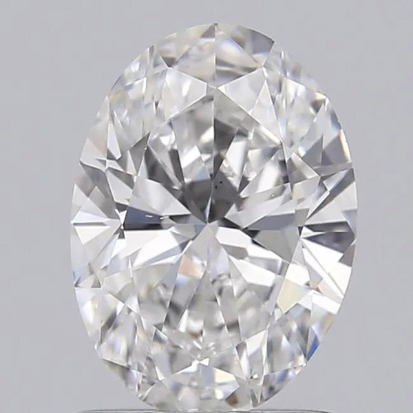 0.94ct Oval Lab Grown Diamond (Colour D, Clarity VS1, IGI Certified)