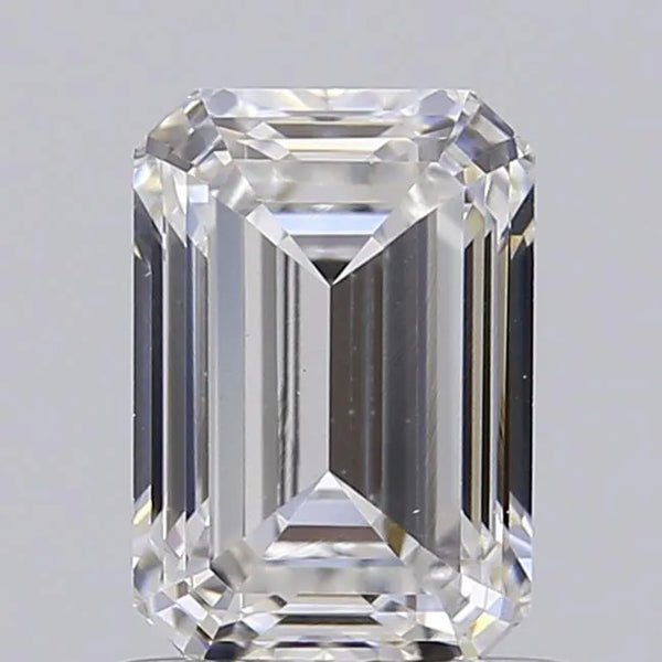 0.96ct Emerald Lab Grown Diamond (Colour E, Clarity VVS2, IGI Certified)