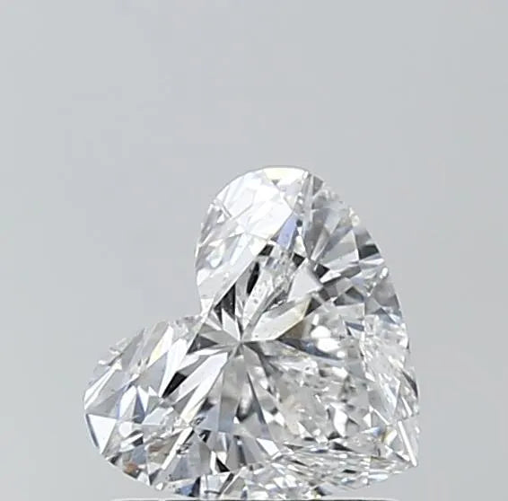 0.96ct Heart Natural Diamond (Colour E, Clarity SI2, HRD Certified)