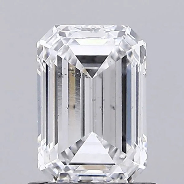 1.01ct Emerald Lab Grown Diamond (Colour D, Clarity SI1, IGI Certified)
