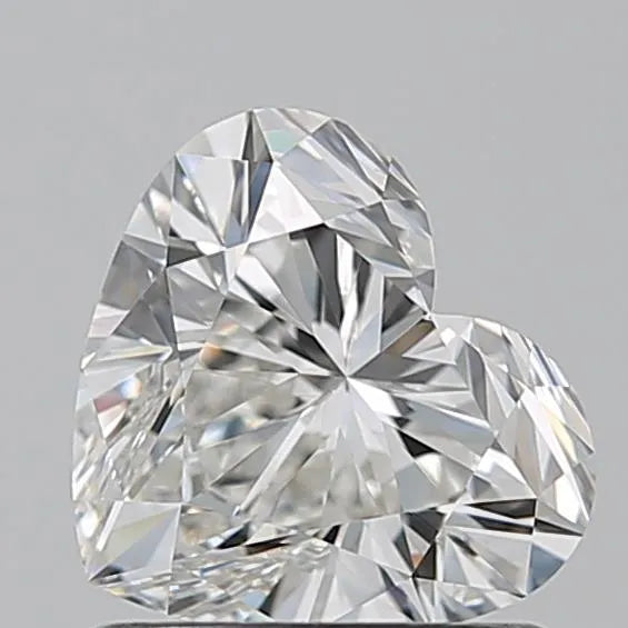 1.10ct Heart Natural Diamond (Colour H, Clarity VVS2, GIA Certified)