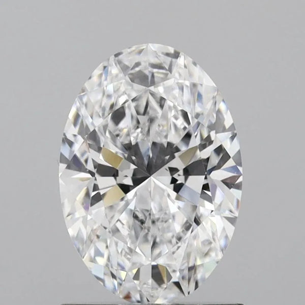 1.12ct Oval Lab Grown Diamond (Colour D, Clarity VS2, IGI Certified)