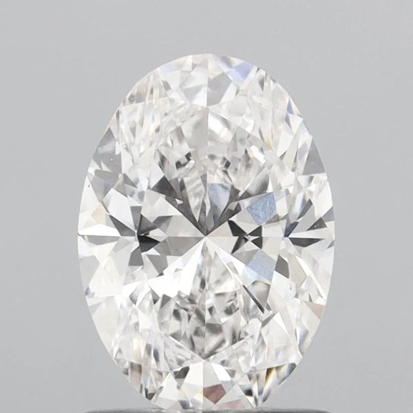 1.12ct Oval Lab Grown Diamond (Colour G, Clarity VVS2, IGI Certified)