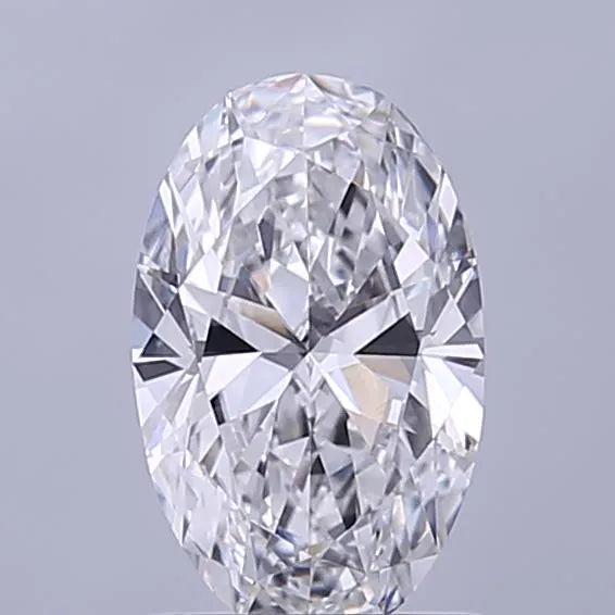 1.13ct Oval Lab Grown Diamond (Colour E, Clarity VVS2, IGI Certified)