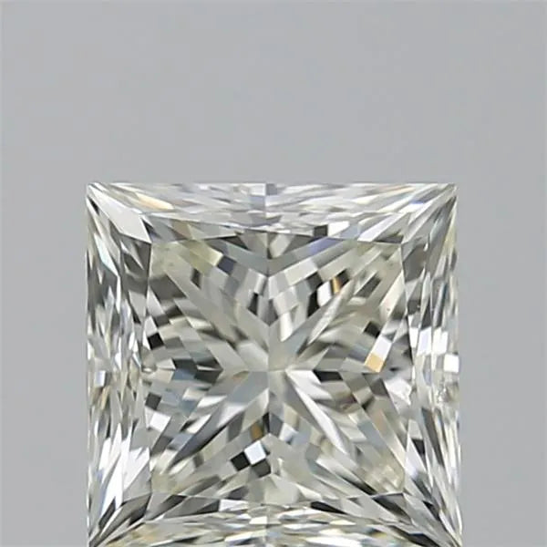 1.51ct Princess Natural Diamond (Colour J, Clarity SI1, HRD Certified)