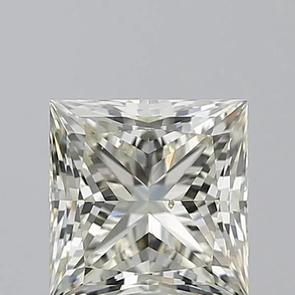 1.55ct Princess Natural Diamond (Colour J, Clarity SI1, Cut VG, IGI Certified)