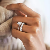 Lumiere Diamond Engagement Ring in white gold