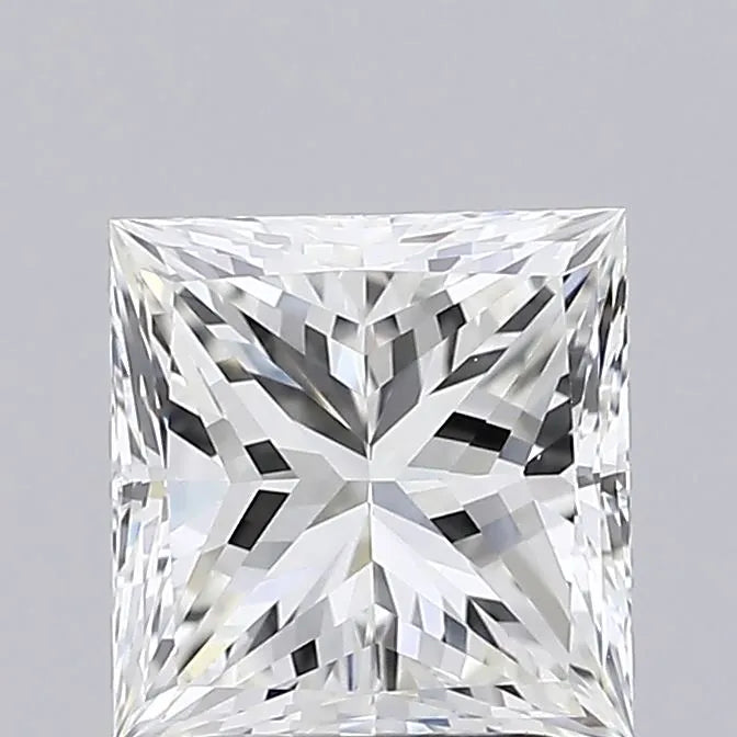 2.00ct Princess Natural Diamond (Colour H, Clarity VVS2, Cut VG, IGI Certified)