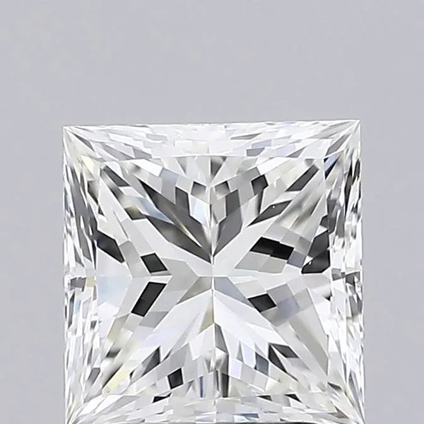 2.00ct Princess Natural Diamond (Colour H, Clarity VVS2, Cut VG, IGI Certified)